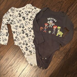 Disney EUC longsleeve onesies